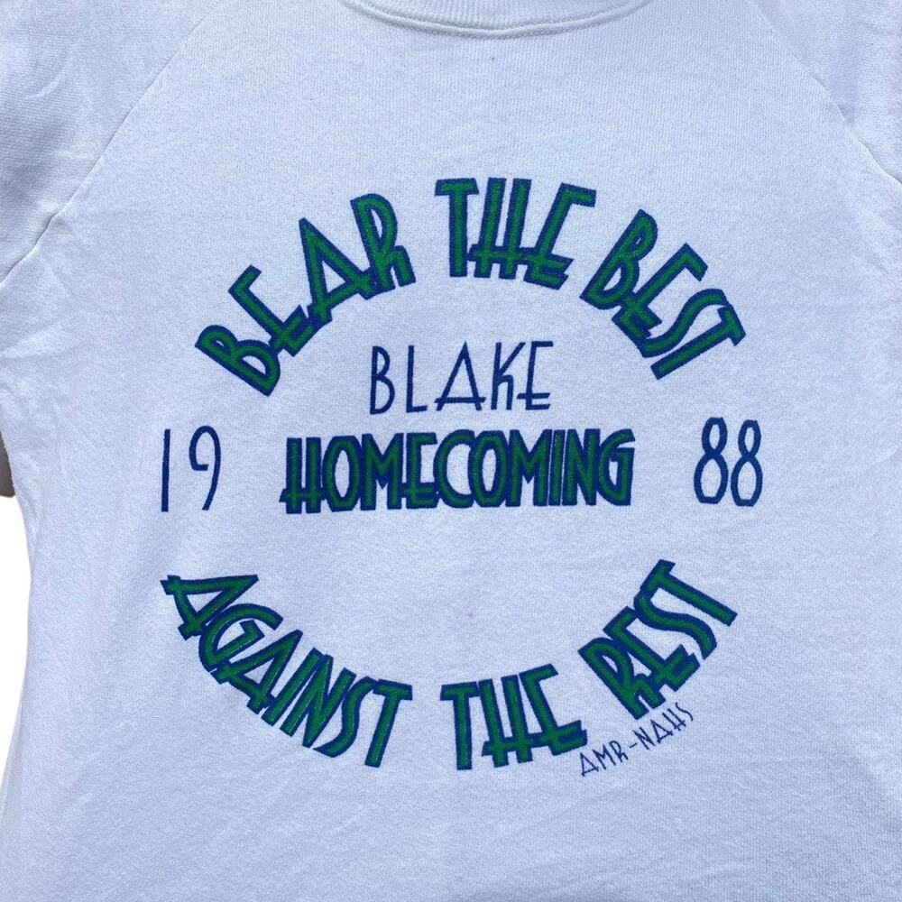 Vintage 1988 Blake homecoming Crewneck sweatshirt xl - Picture 2 of 4